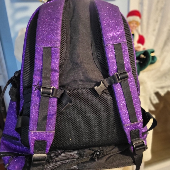 Rebel Athletics  Glitter Amethyst Purple Cheer Backpack Mecca main image 4